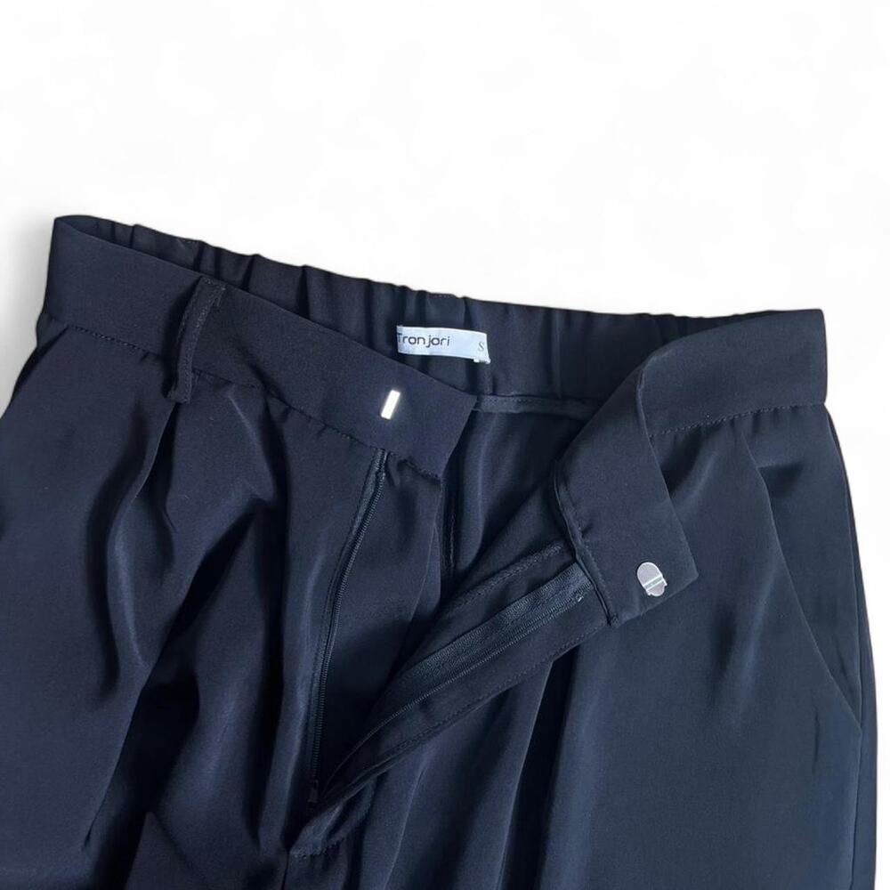 Black High Waisted Wide Leg Pants Women’s S - Picture 4 of 5